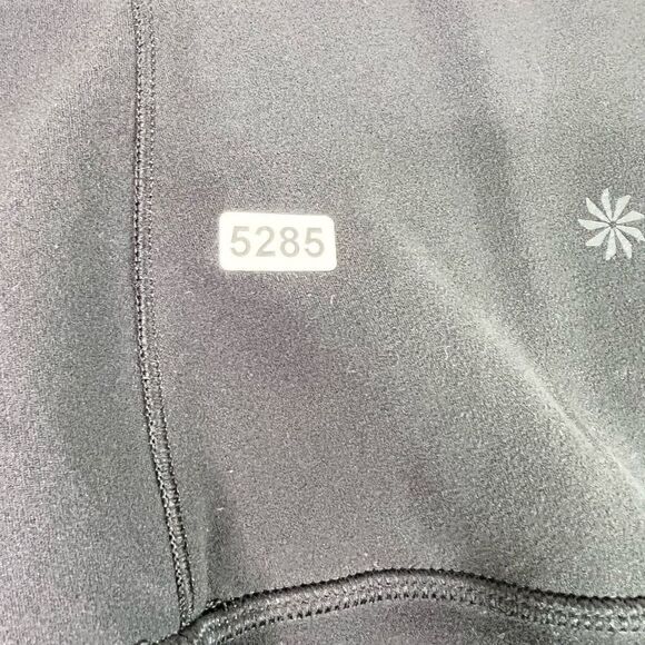 Athleta Capri Pants Women's SP Black Pullover High Rise Wide Waist Ankle Length - Picture 11 of 11